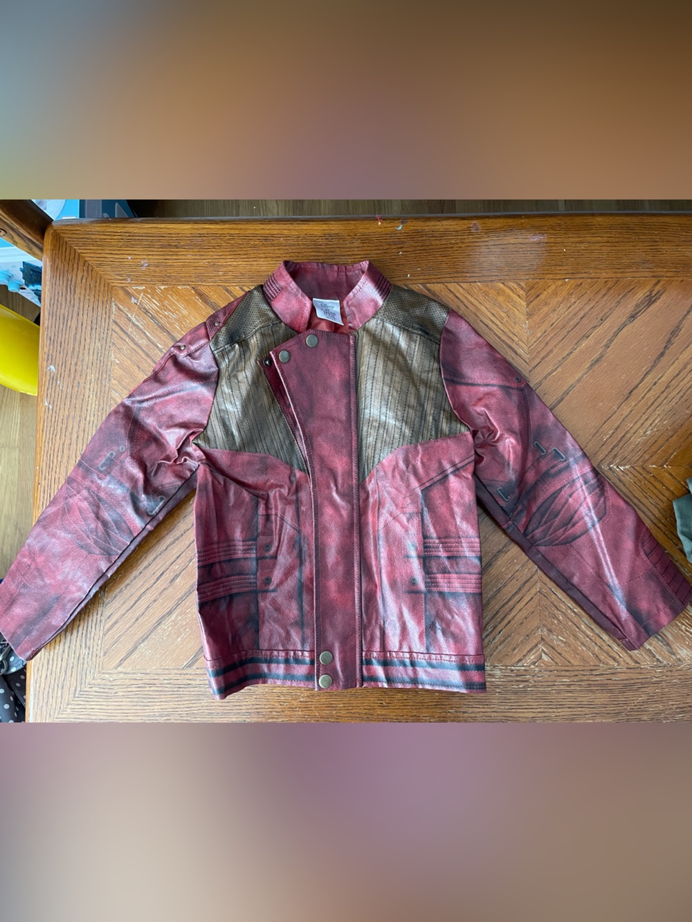 Disney Store Descendants Faux Leather Moto Jacket Girls 5/6